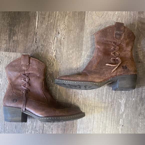 Born Shoes - FINAL PRICE Born Leather Brown Boots